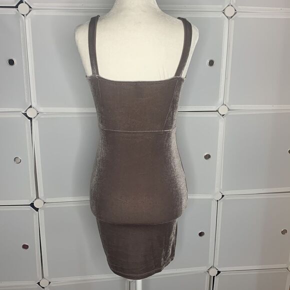 H&M Divided Velvet Bodycon Dress Size 2 - Picture 2 of 14